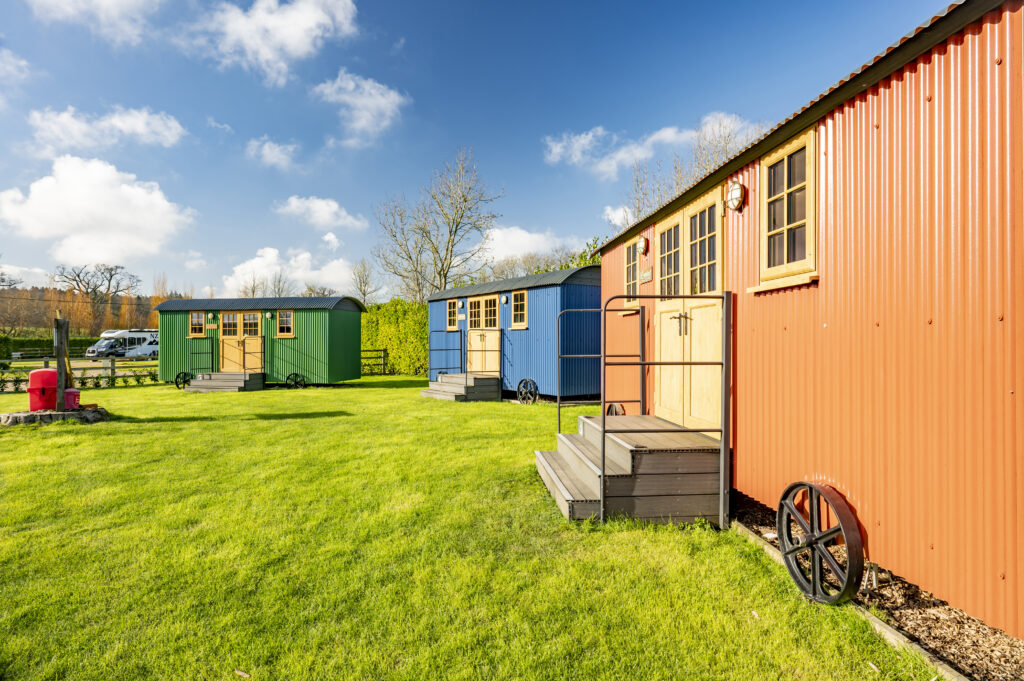 Shepherds Huts at South Lytchett Manor