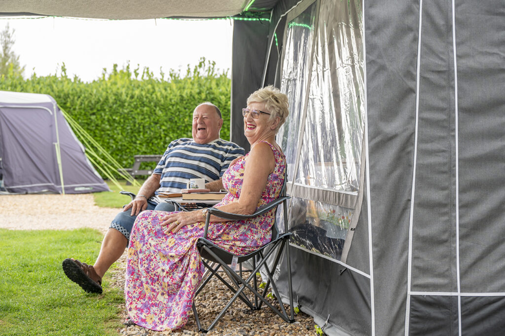 Guests enjoying their stay