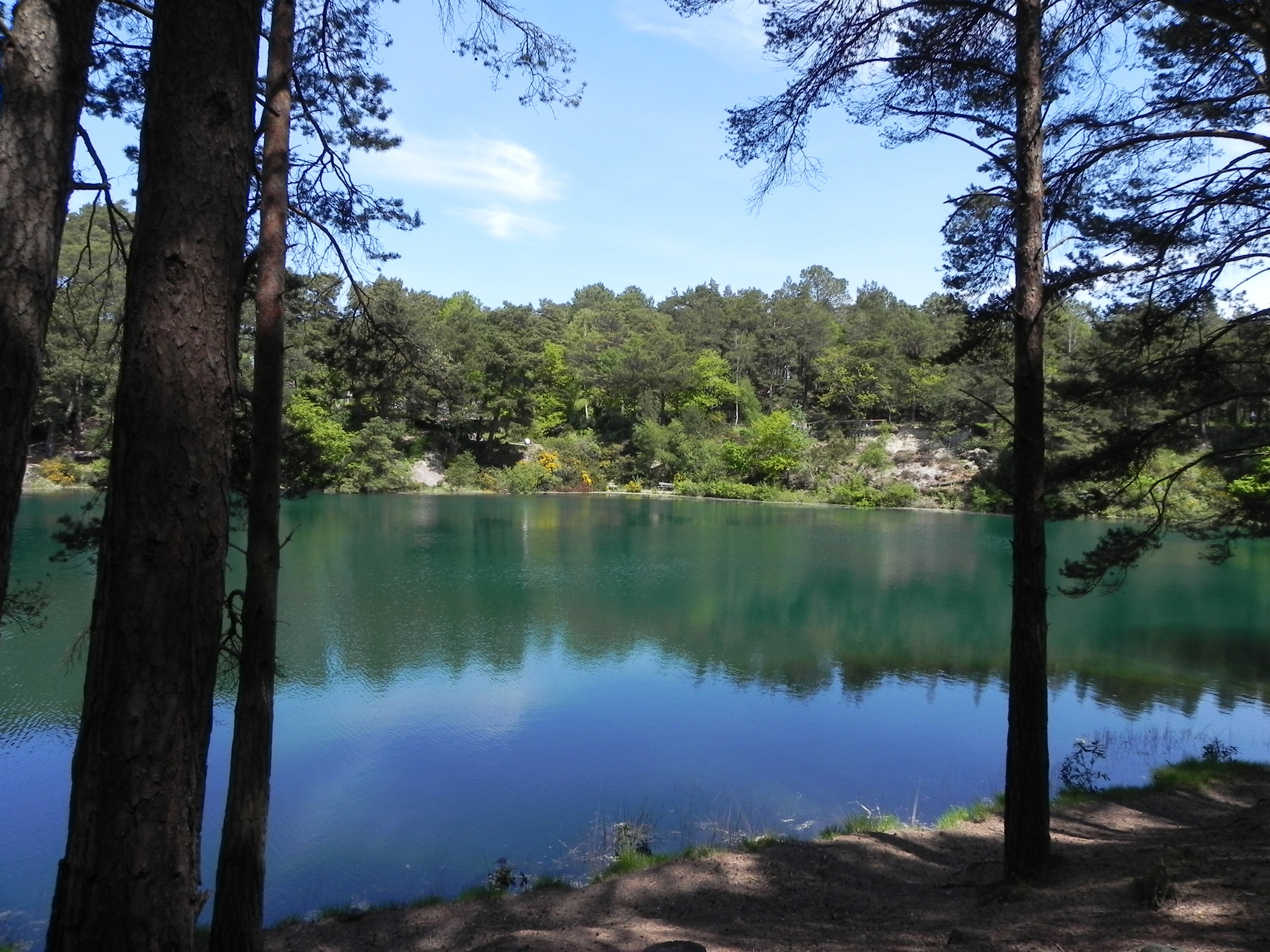 The Blue Pool near Wareham great for dog walks