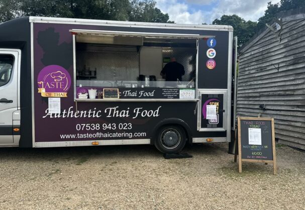 Taste of Thai catering van