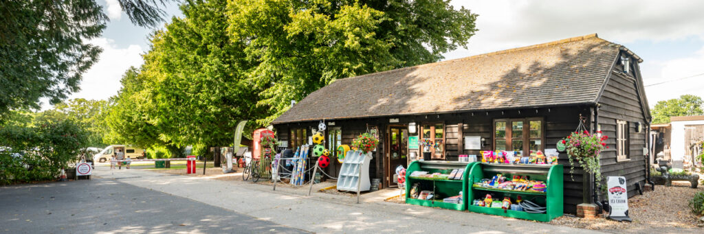 Well stocked shop and cafe at South Lytchett Manor