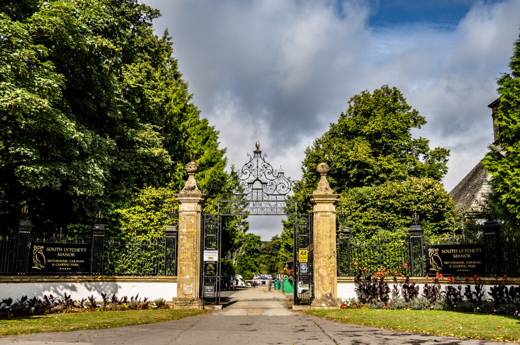 South Lytchett Manor gates