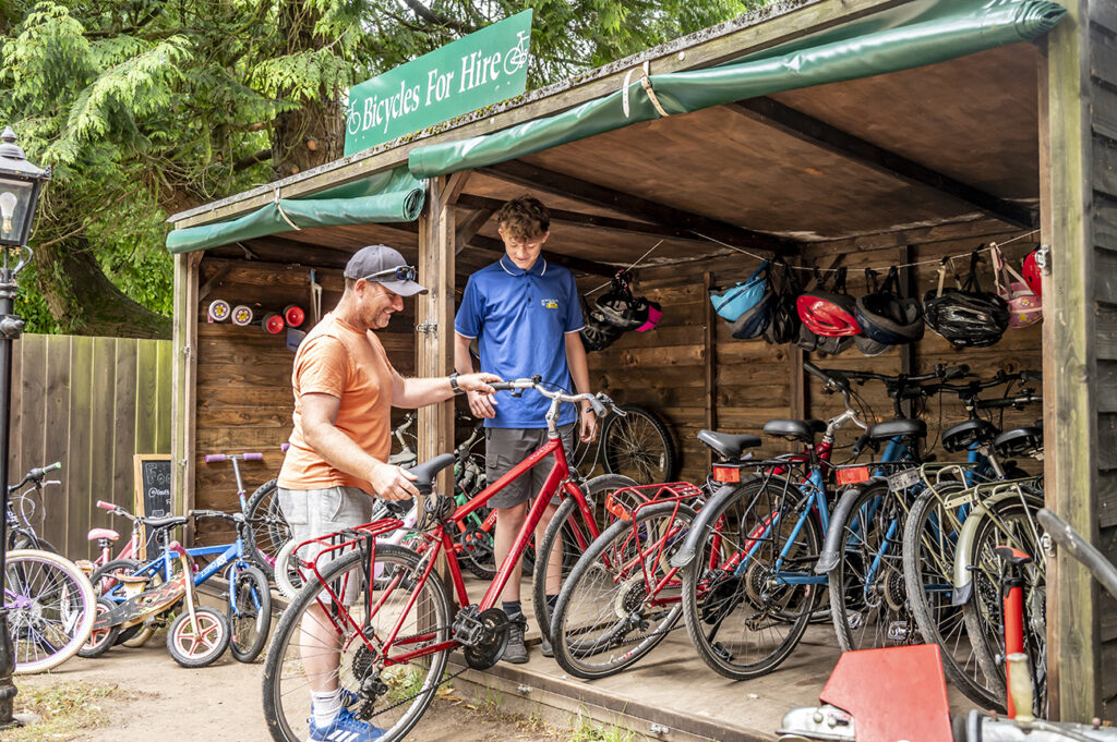 Bike hire available at South Lytchett Manor