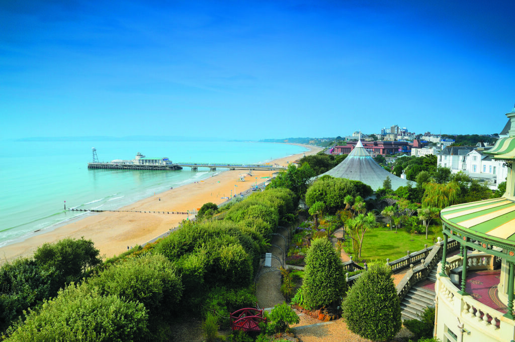 View of Bournemouth Pier from Russell Cotes Museum and Art Gallery