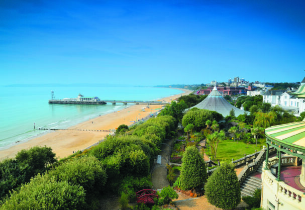 View of Bournemouth Pier from Russell Cotes Museum and Art Gallery
