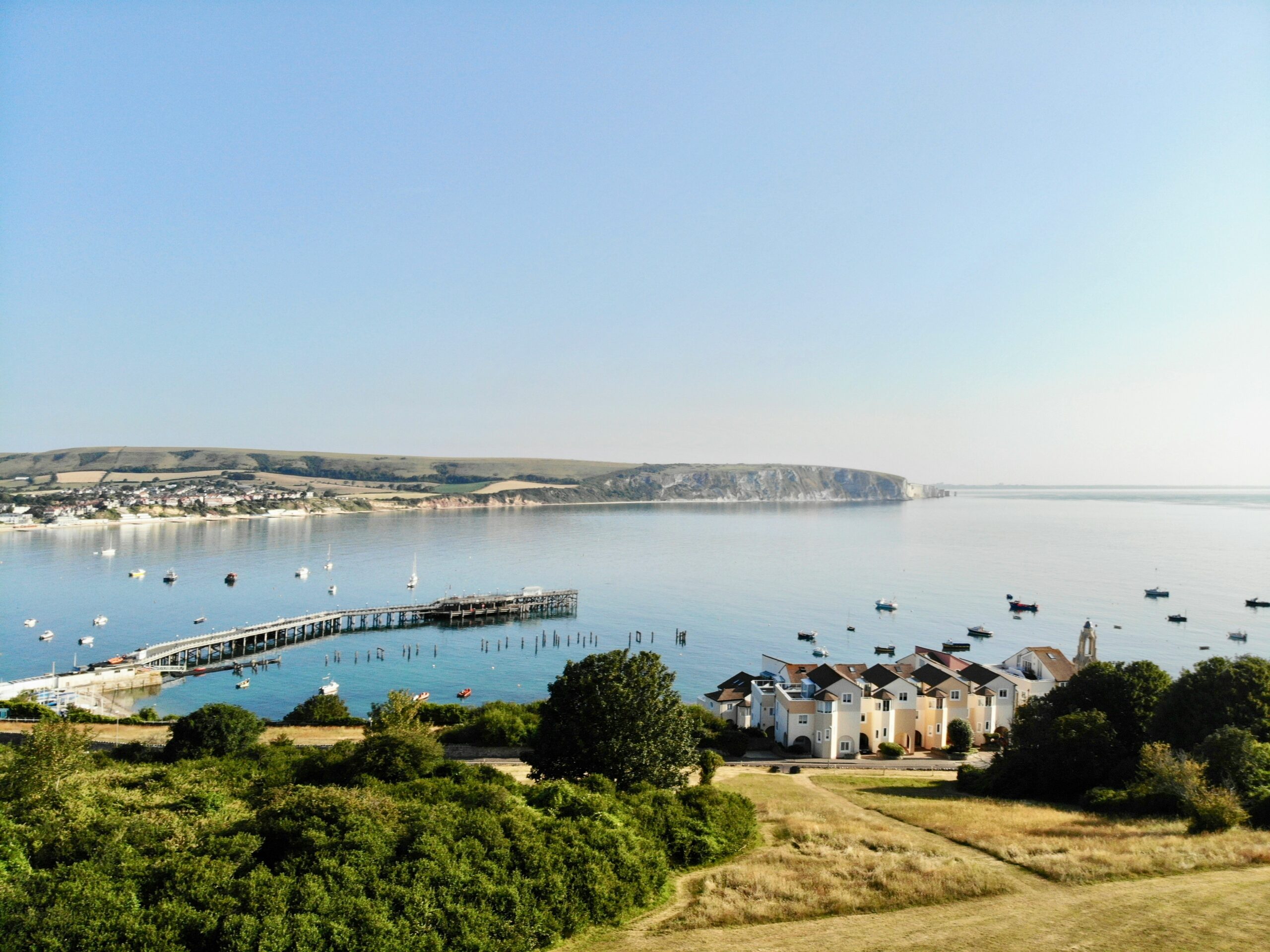 Stunning views of Swanage and Dorset Coast
