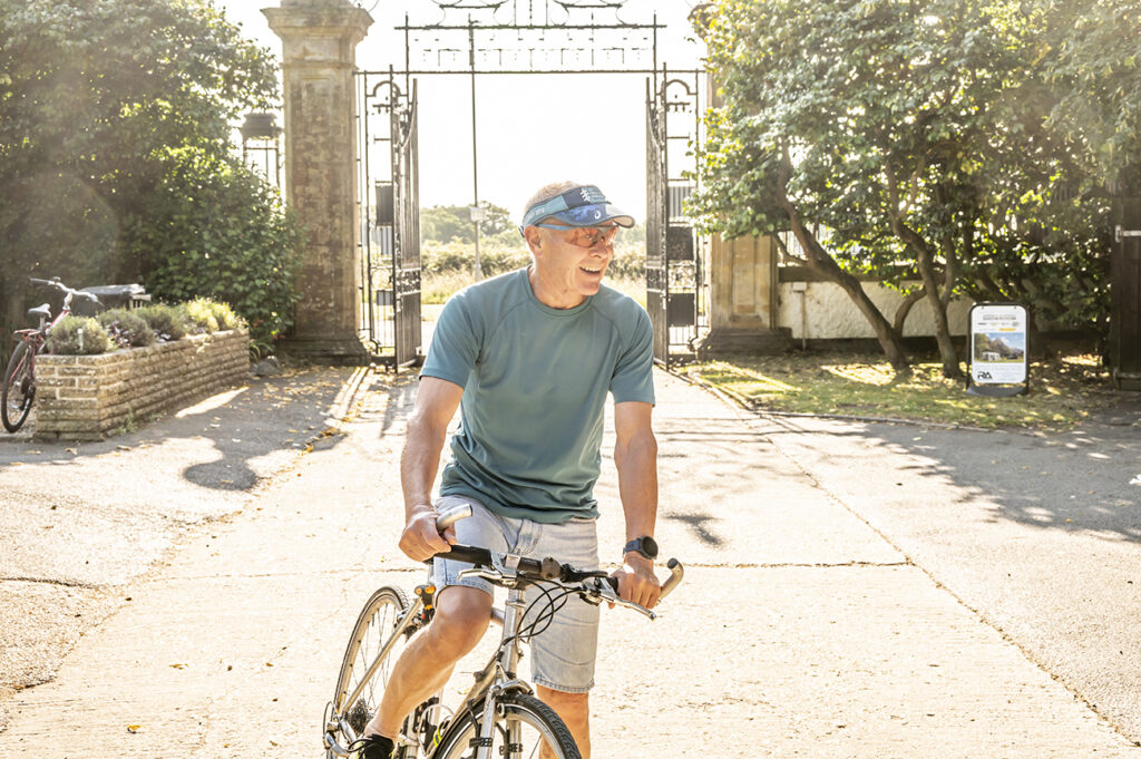 Head off a cycling adventure from your touring pitch