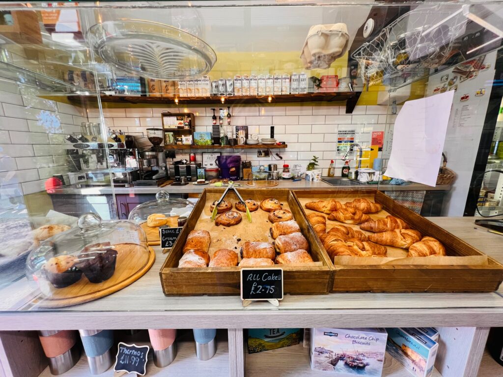 Pick up a delicious pastry or barista-style coffee at the Cafe at the Gates
