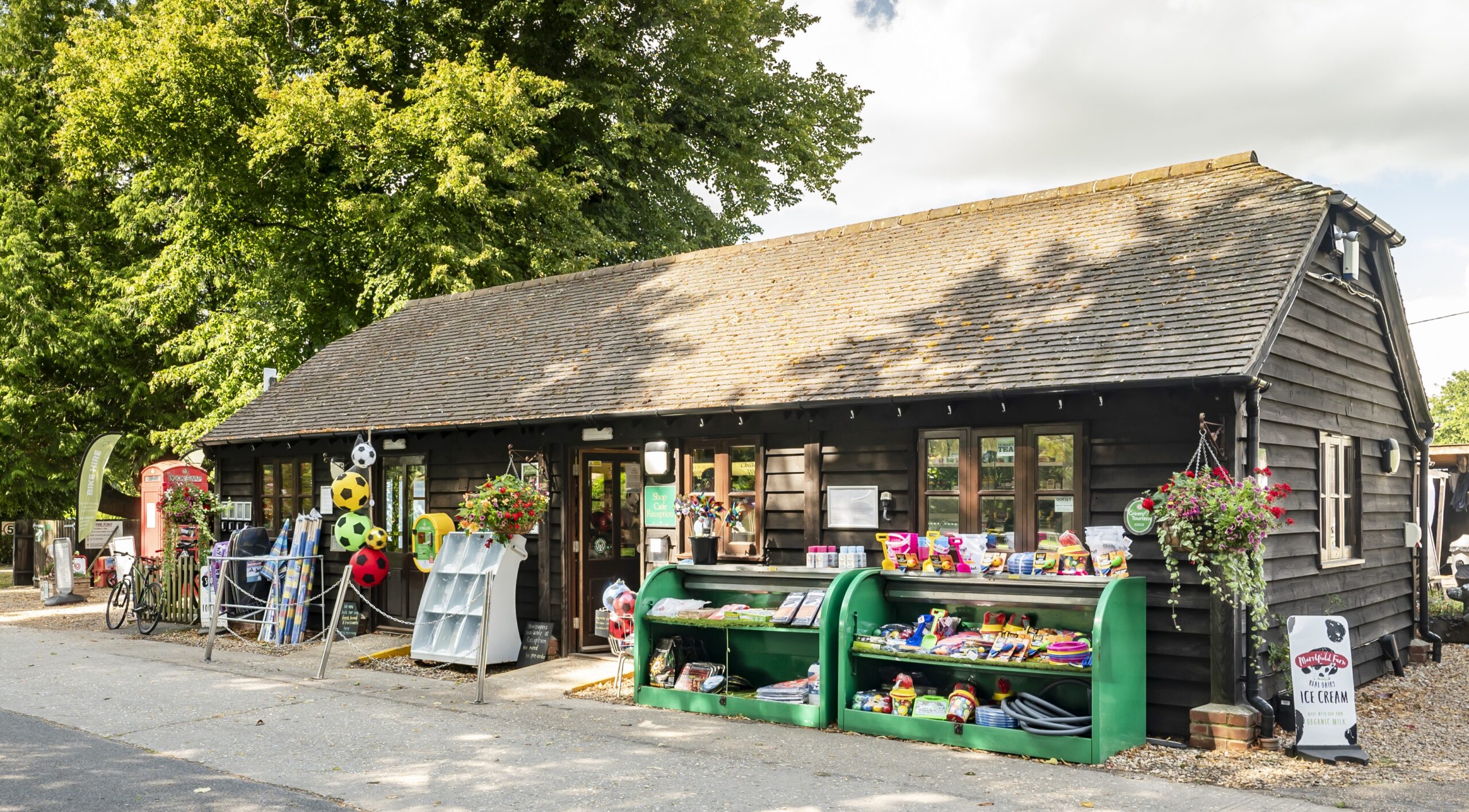 Reception and Cafe at the Gates at South Lytchett Manor