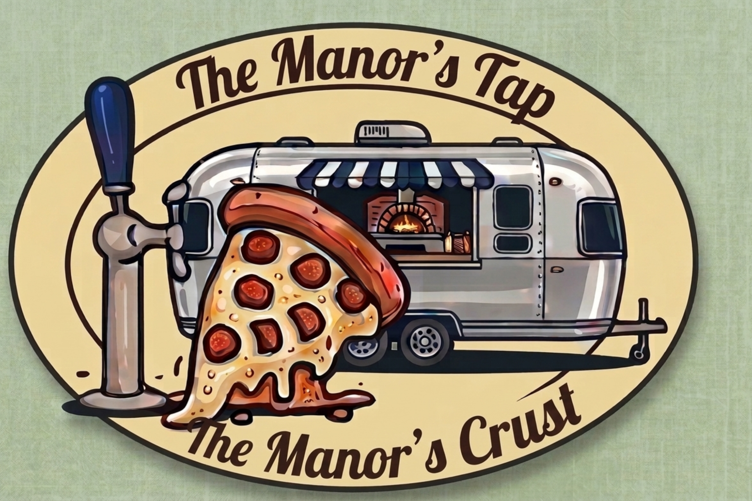 The Manor's Crust pizza wagon