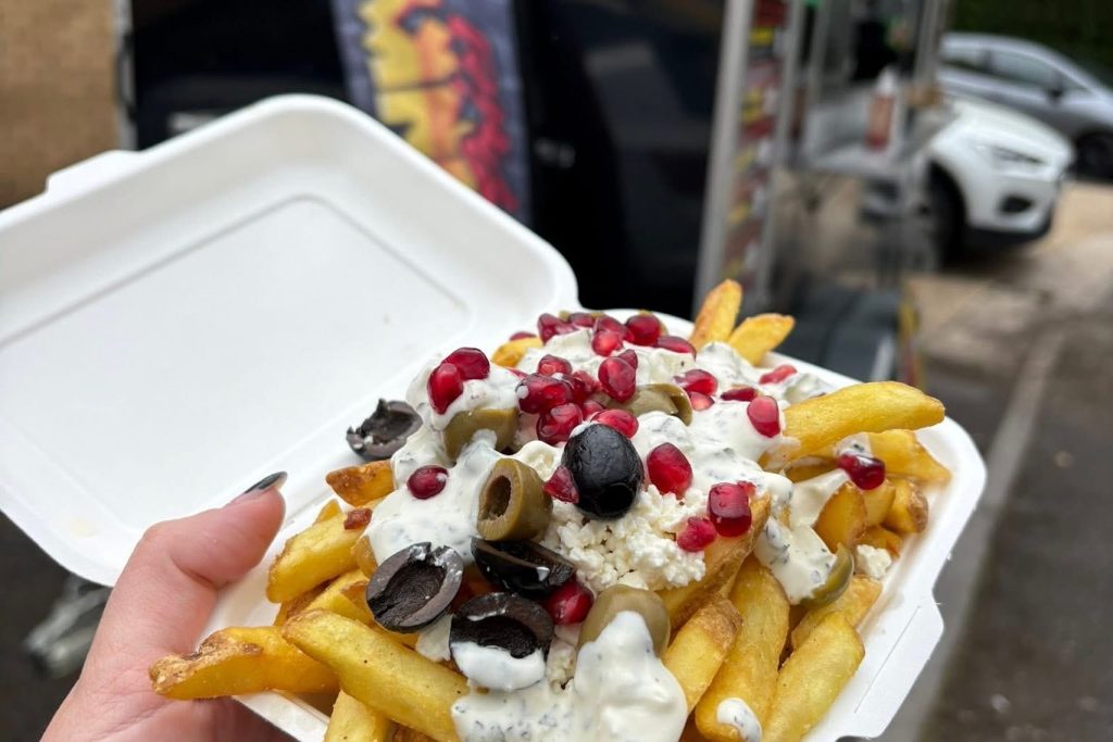 Tasty funky fries served at South Lytchett Manor Poole
