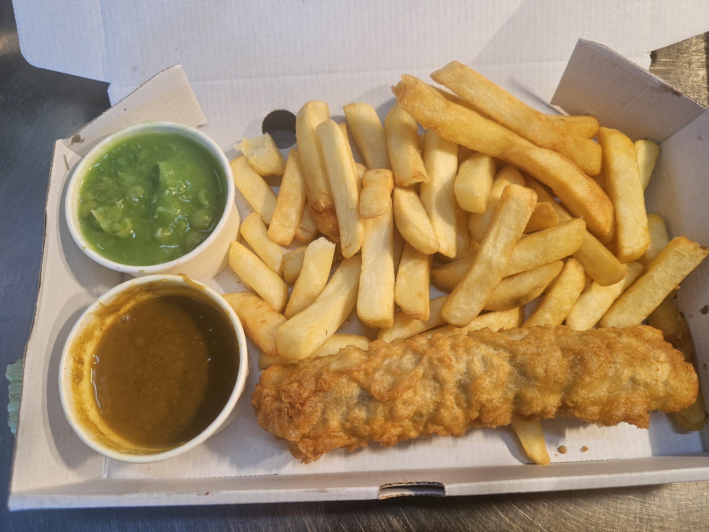 Surf and Turf serve tasty traditional fish and chips at South Lytchett Manor