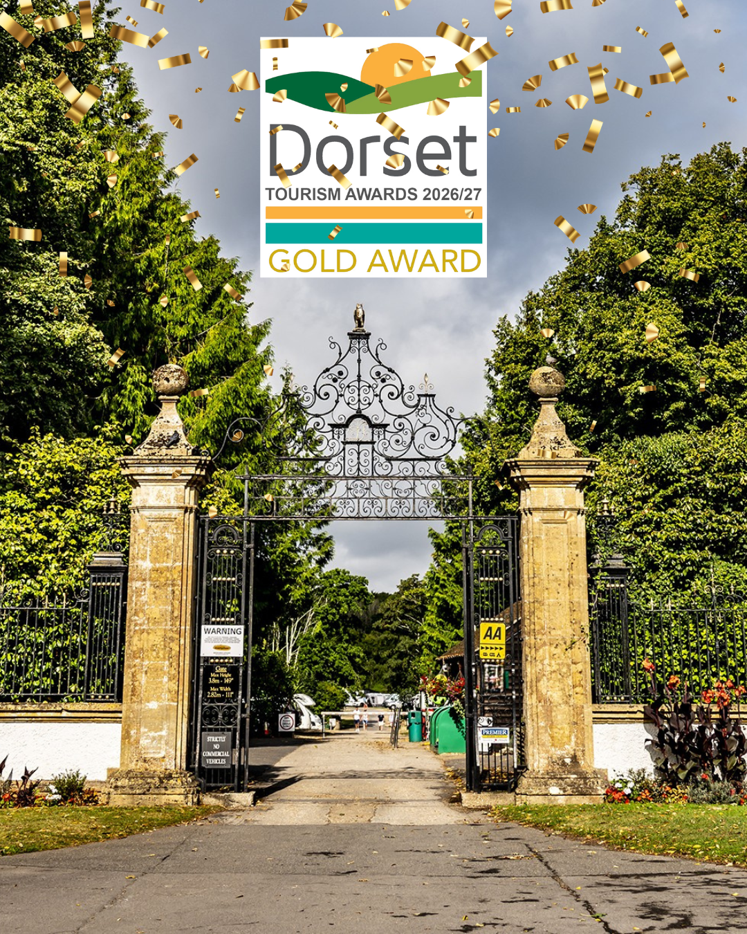 Gold Award at the Dorset Tourism Awards 2026-27